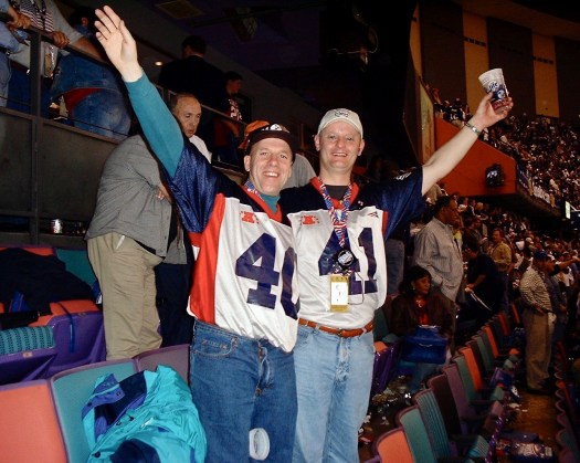 Super Bowl - Colin & Rob at Win